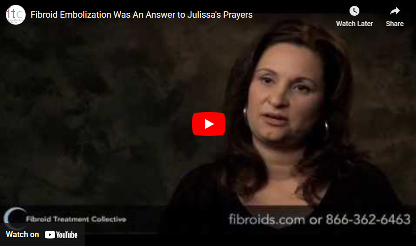 julissa-youtube-image Fibroid Embolization Was An Answer to Julissa's Prayers